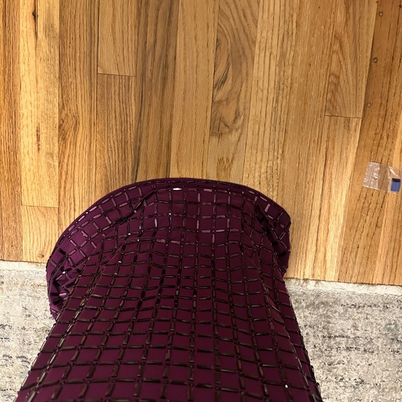 Elegant Purple Women's Dress - Picture 6 of 6